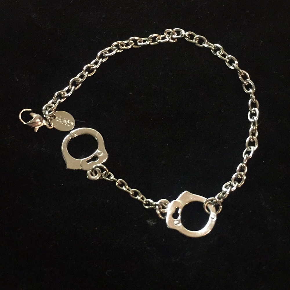 Unique Silver Handcuff Bracelet